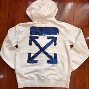 OFF WHITE Tape Arrows Slim Hoodie